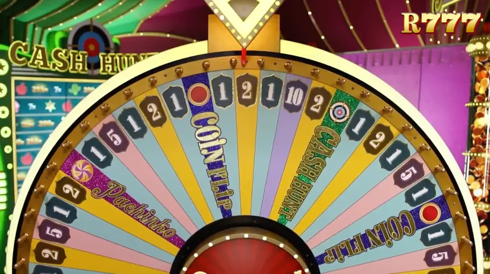 Crazy Time live game at R777 Casino