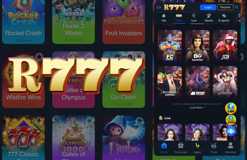 R777 casino app for smartphone 