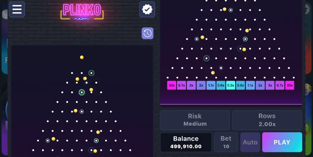 Play Plinko at R777 Casino and win at the odds