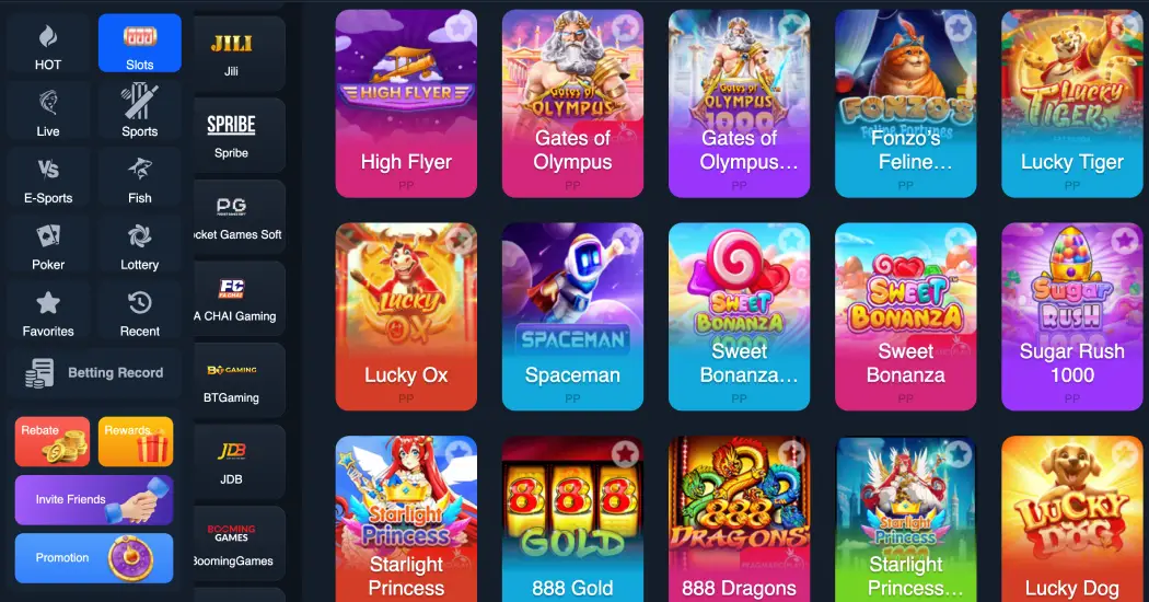 Slots for real money at R777 Casino